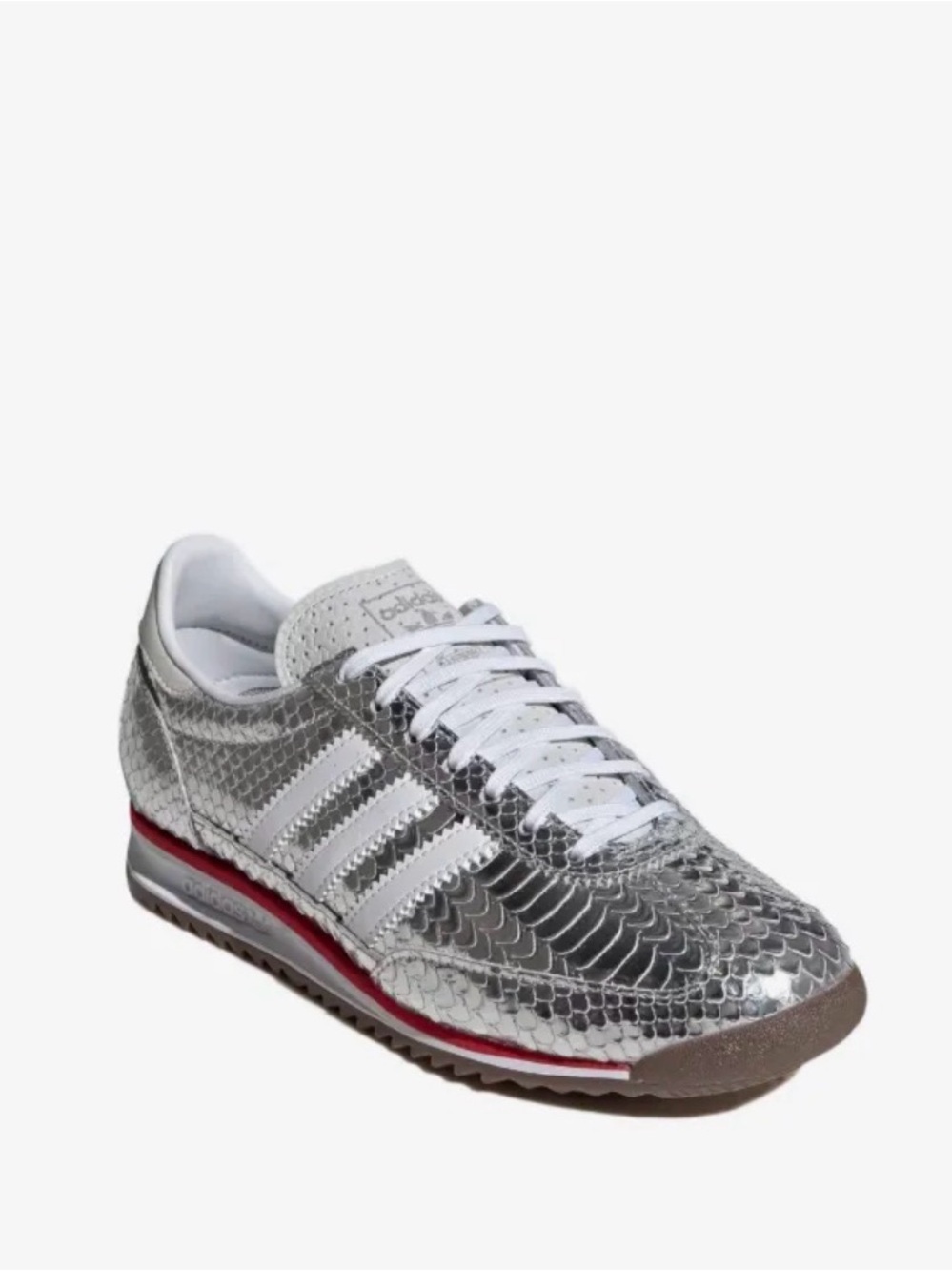 adidas SL 72 OG Silver Metallic “ snakeskin”  Sneaker sz 13 new